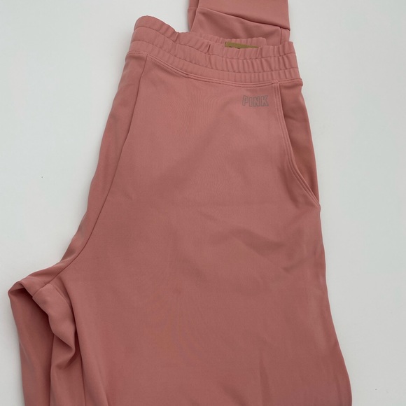 PINK VS- High Waist Skinny Joggers Quick Dry color-pink Size Large - Picture 2 of 3